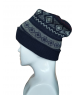 Unisex Purewool Jacquard stripes design Cap